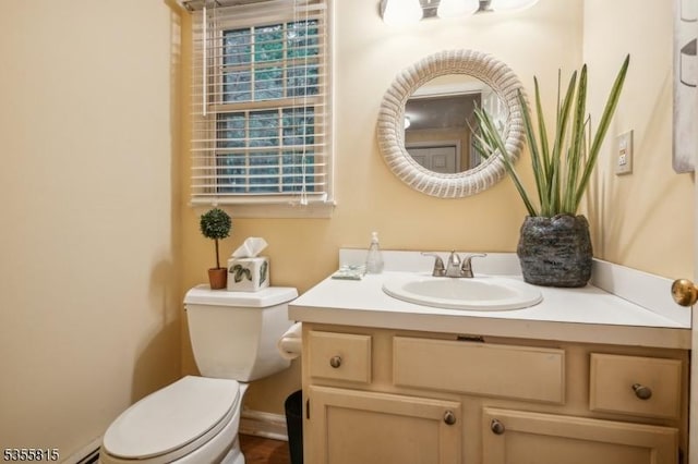 1078 Mountain Ave, Berkeley Heights Twp, NJ 07922 - half bath with vanity and toilet