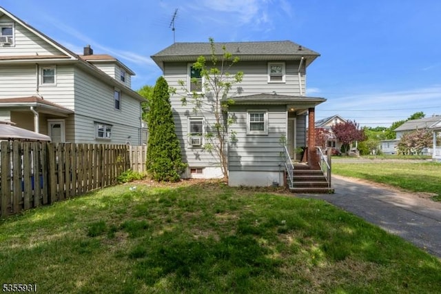 view of back of property