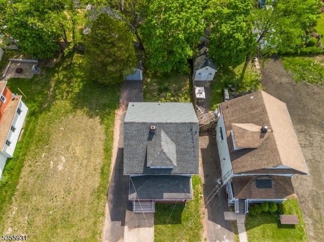 view from above of property