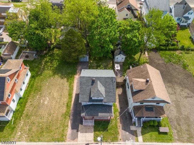 aerial perspective of suburban area