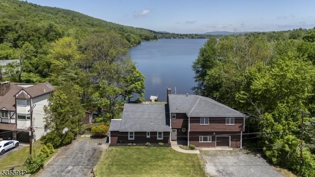 7 Capstan Rd, West Milford Twp, NJ 07480 - view from above of property featuring a large body of water and a forest