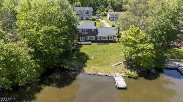 7 Capstan Rd, West Milford Twp, NJ 07480 - view from above of property with a large body of water