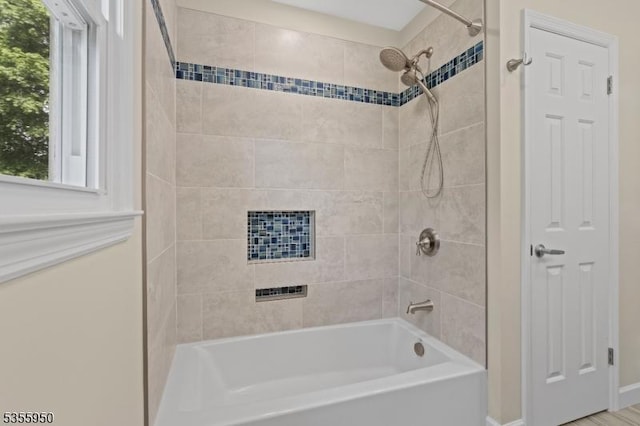 53 Woodland Ave, Morris Twp, NJ 07960 - bathroom featuring  shower combination and baseboards