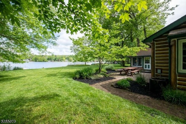217 Bearfort Rd, West Milford Twp, NJ 07480 - view of grassy yard with a water view