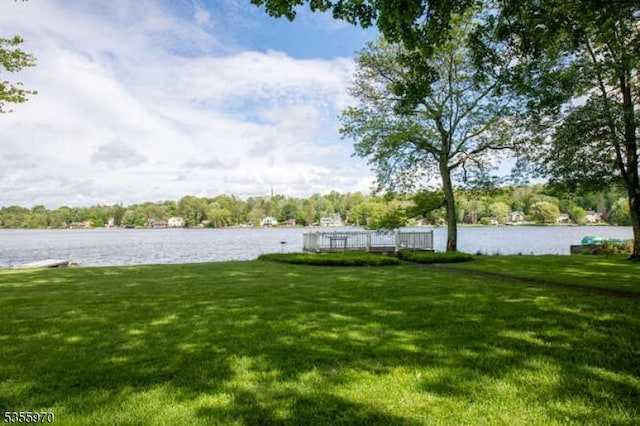 217 Bearfort Rd, West Milford Twp, NJ 07480 - view of green lawn with a water view