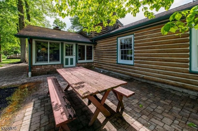 217 Bearfort Rd, West Milford Twp, NJ 07480 - view of patio / terrace featuring french doors