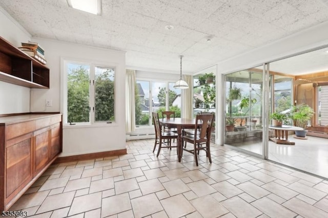 10 Highland Pl, West Orange Twp, NJ 07052 - dining room featuring a baseboard radiator and baseboards