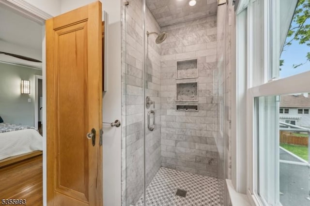 10 Highland Pl, West Orange Twp, NJ 07052 - bathroom with a shower stall and connected bathroom