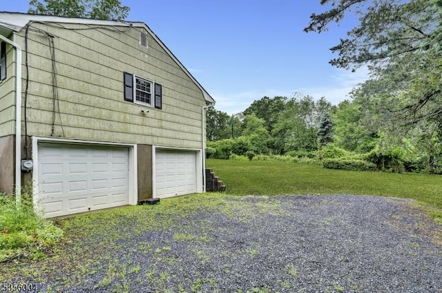 45 Ninth St, Hillsborough Twp, NJ 08821 - garage featuring driveway