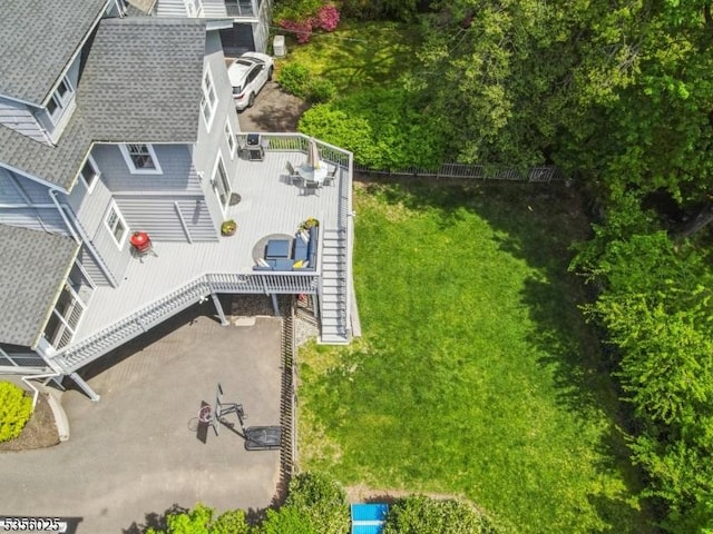 view of subject property