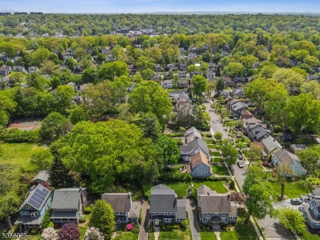 aerial view of residential area