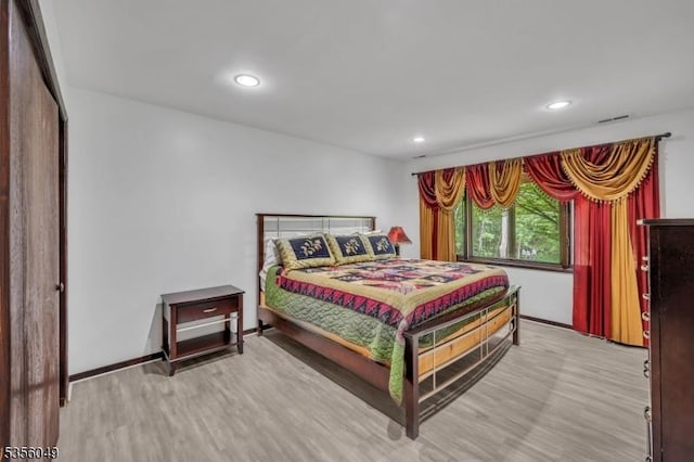 142 Decker Rd, Rockaway Twp, NJ 07005 - bedroom featuring wood finished floors and recessed lighting
