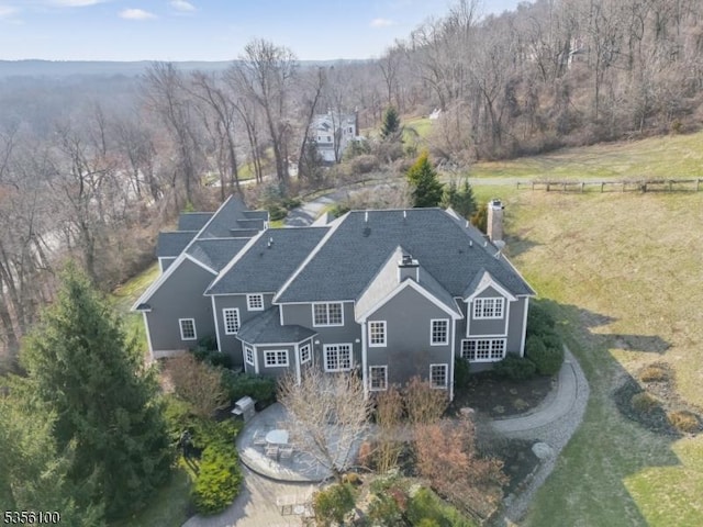 view of subject property