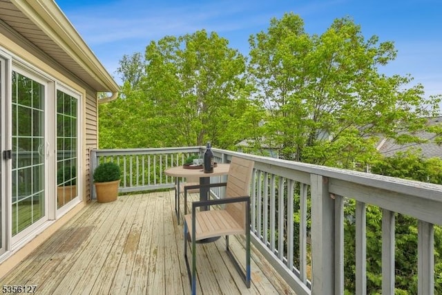 view of deck