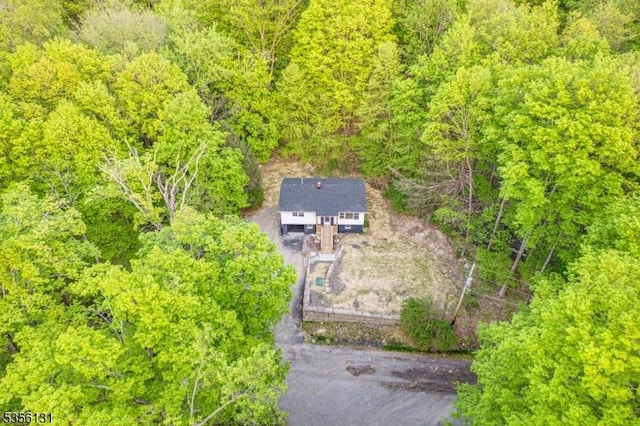 10 Maple Dr, Vernon Twp, NJ 07461 - aerial view of property and surrounding area featuring a heavily wooded area