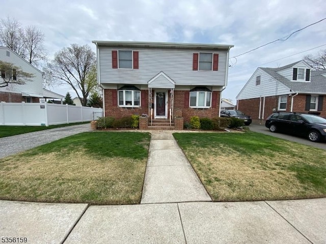 66 Lexington Ave, Rochelle Park Twp, NJ 07662 - view of front facade with brick siding