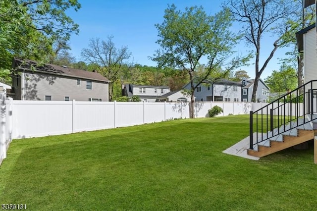 2227 Pine Ter, Scotch Plains Twp, NJ 07076 - view of yard featuring stairway and a residential view