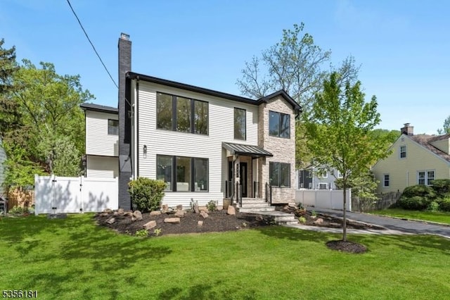 2227 Pine Ter, Scotch Plains Twp, NJ 07076 - view of front of home featuring a chimney