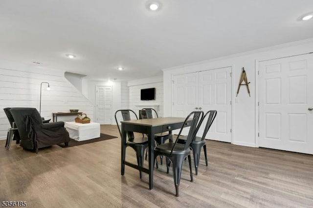 2 Lee Dr, Morris Twp, NJ 07960 - dining space with wood finished floors and recessed lighting