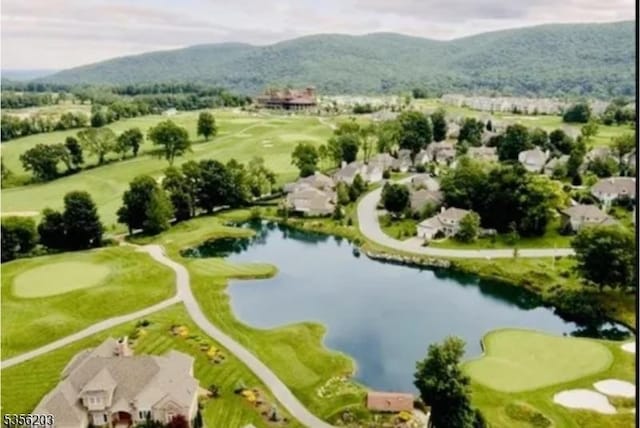 4 Burgher Rd, Vernon Twp, NJ 07422 - drone / aerial view of a water and mountain view