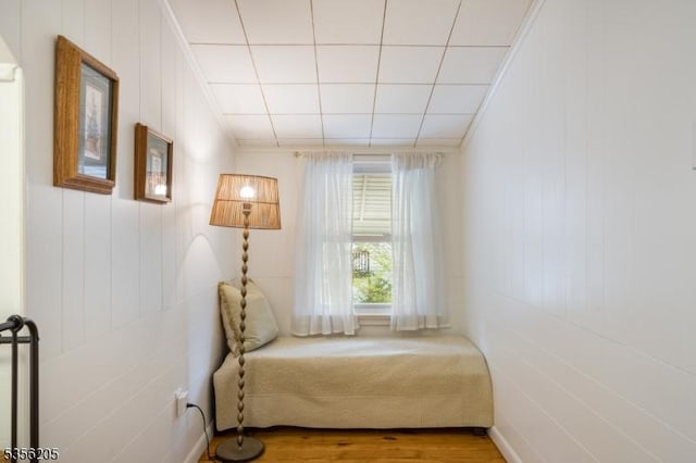 bedroom with wood finished floors