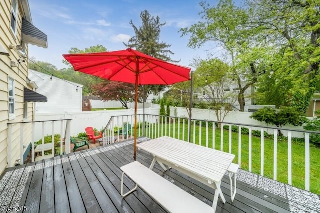 view of deck