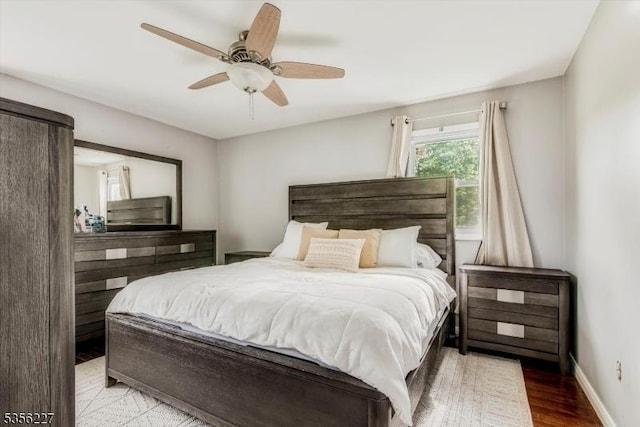 10 Longview Rd, Andover Twp, NJ 07860 - bedroom featuring wood finished floors, baseboards, and a ceiling fan