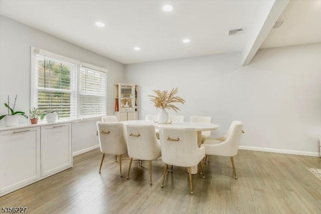 10 Longview Rd, Andover Twp, NJ 07860 - dining space with light wood-style floors, baseboards, and recessed lighting
