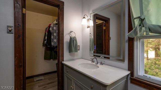 6 Longview Ln, Vernon Twp, NJ 07461 - bathroom featuring vanity and wood finished floors
