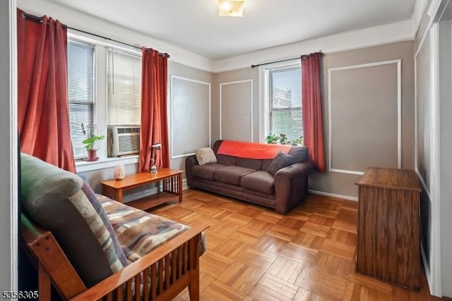 6601 Broadway Unit B3, West New York Town, NJ 07093 - living room featuring cooling unit and baseboards