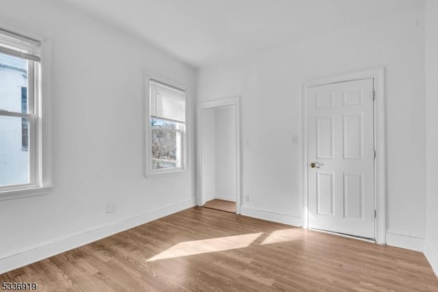797 Passaic Ave, West Caldwell Twp, NJ 07006 - unfurnished bedroom with light wood-style floors and baseboards