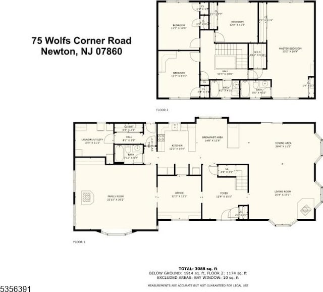 75 Wolfs Corner Rd, Green Twp, NJ 07860 - property floor plan