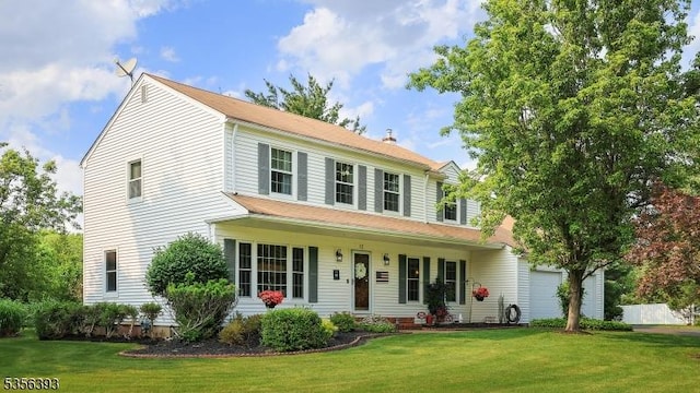 12 Fox Chase Run, Hillsborough Twp, NJ 08844 - view of front of property with a front lawn