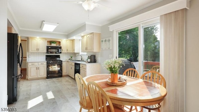 12 Fox Chase Run, Hillsborough Twp, NJ 08844 - dining space featuring ceiling fan
