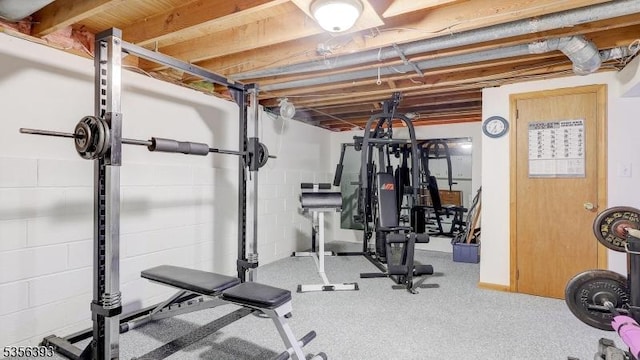 12 Fox Chase Run, Hillsborough Twp, NJ 08844 - view of exercise room
