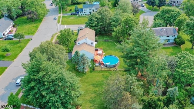 12 Fox Chase Run, Hillsborough Twp, NJ 08844 - aerial overview of property's location with a pool