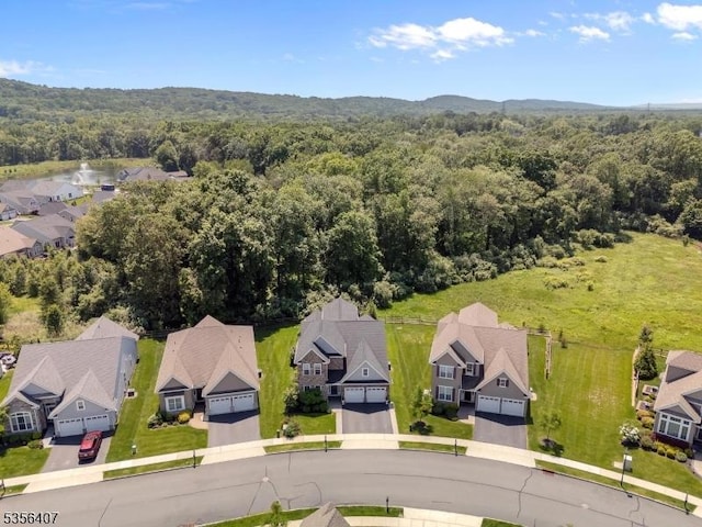 16 Gordon Way, Mount Olive Twp, NJ 07836 - aerial view of residential area with a forest