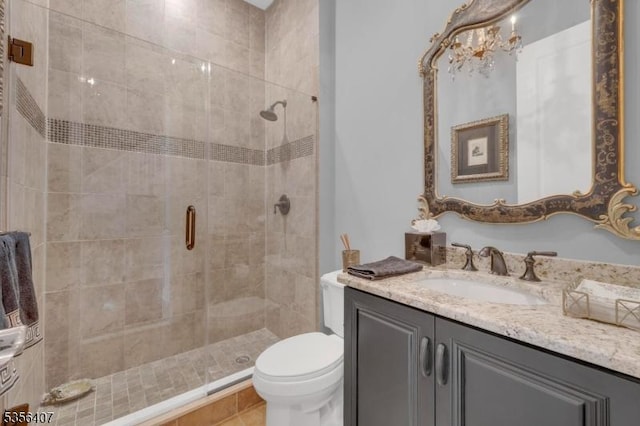 16 Gordon Way, Mount Olive Twp, NJ 07836 - full bathroom with vanity and a shower stall
