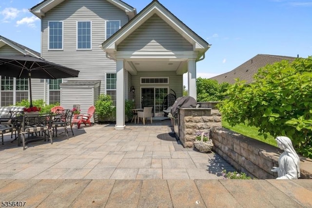 16 Gordon Way, Mount Olive Twp, NJ 07836 - view of patio with outdoor dining area