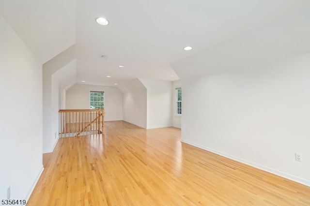 1 Joss Way, Long Hill Twp, NJ 07946 - bonus room featuring recessed lighting, light wood-style floors, and lofted ceiling