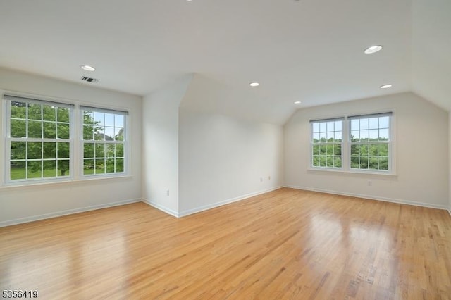 1 Joss Way, Long Hill Twp, NJ 07946 - bonus room with vaulted ceiling, light wood finished floors, and recessed lighting
