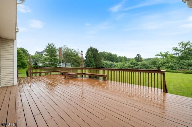 1 Joss Way, Long Hill Twp, NJ 07946 - deck featuring a yard