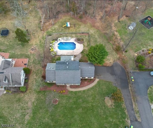 1111 Sky Hill Rd, Bridgewater Twp, NJ 08807 - aerial overview of property's location featuring a pool area