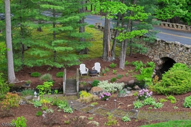 34 Crane Rd, Mountain Lakes Boro, NJ 07046 - view of yard