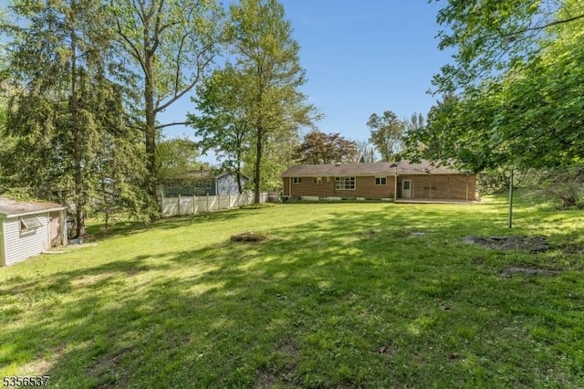 view of yard