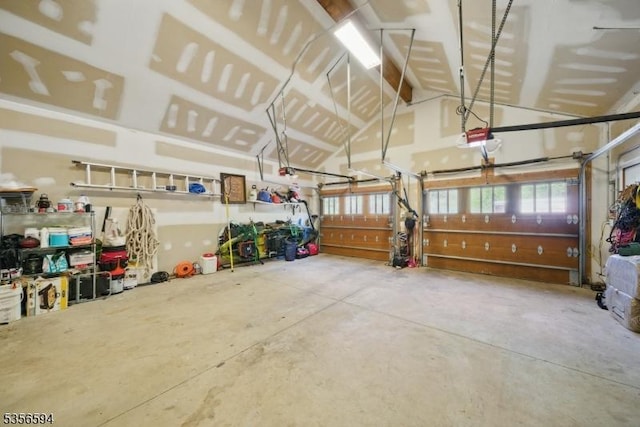 44 Mount Pleasant Rd, Knowlton Twp, NJ 07832 - garage featuring a garage door opener