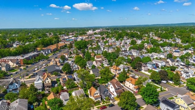 aerial overview of property's location with nearby suburban area
