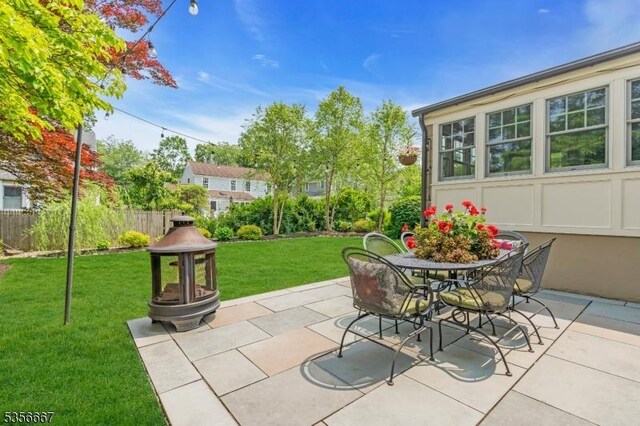 73 Lafayette Ave, Chatham Boro, NJ 07928 - view of patio / terrace featuring outdoor dining space