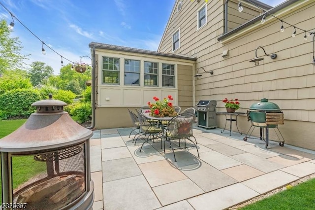 73 Lafayette Ave, Chatham Boro, NJ 07928 - view of patio / terrace featuring area for grilling and outdoor dining space