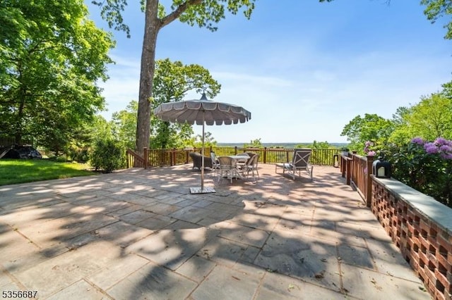 66 Skyline Dr, Morris Twp, NJ 07960 - view of patio / terrace featuring outdoor dining area